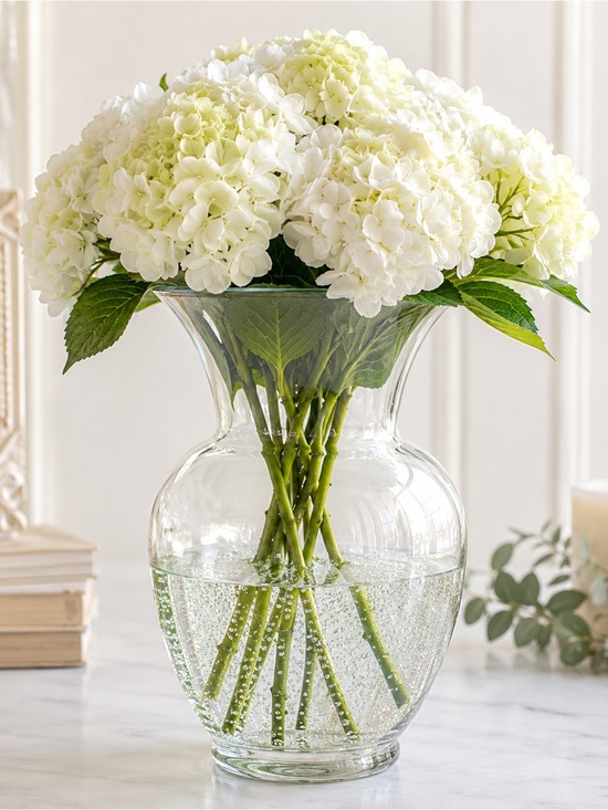 Source Unknown Other - Large Clear Glass Flared Vase Hurricane Candle Holder Floral Centerpiece